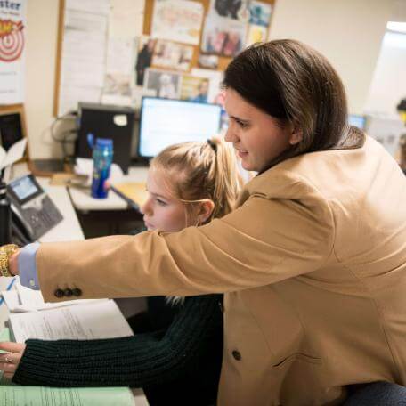 Students in the Information Technology Class