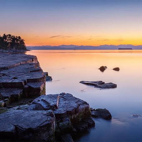 Lake Champlain sunset