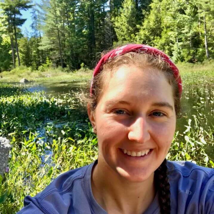 Lucy in a sunny bog