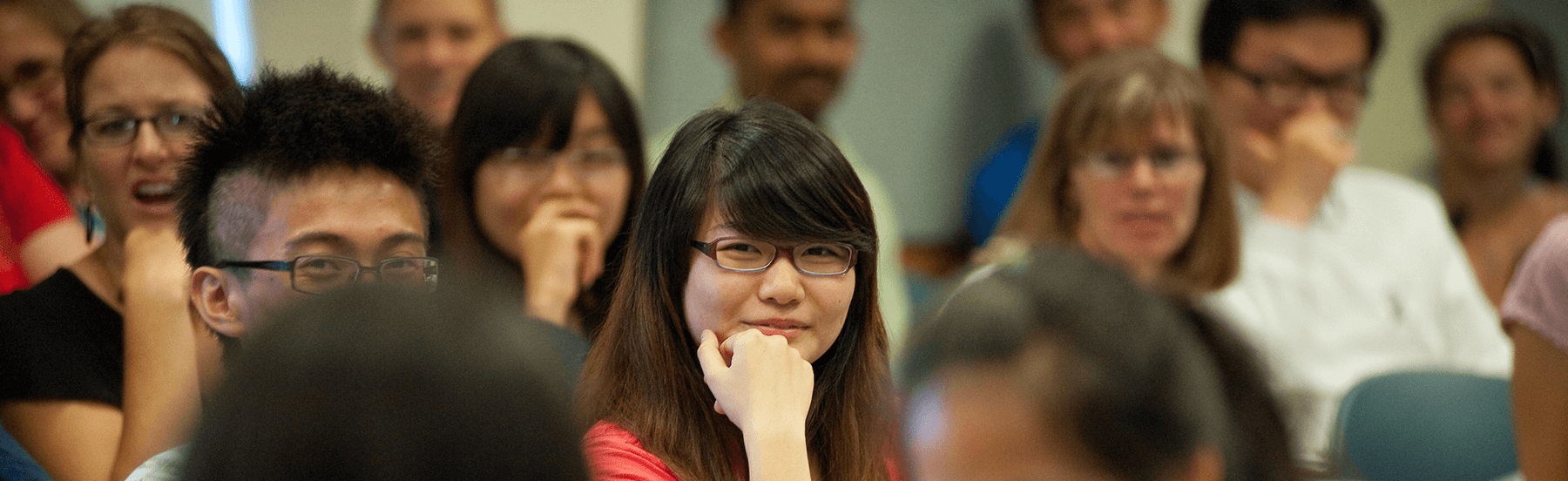 students engaged during a class-lecture