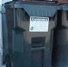 large recycling containers