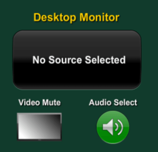 Crestron audio select screenshot
