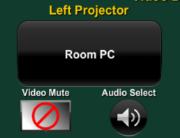 Crestron video mute screenshot example