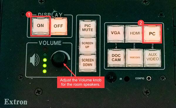 Extron panel