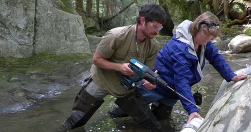 Researcher secure water research devices