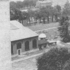The old gym building circa 1960.