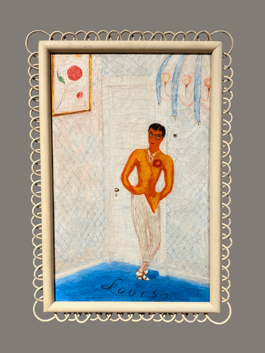 Oil painting, Portrait of Louis Bernheimer