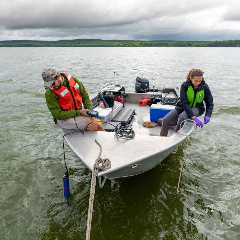 Missisquoi Bay field work