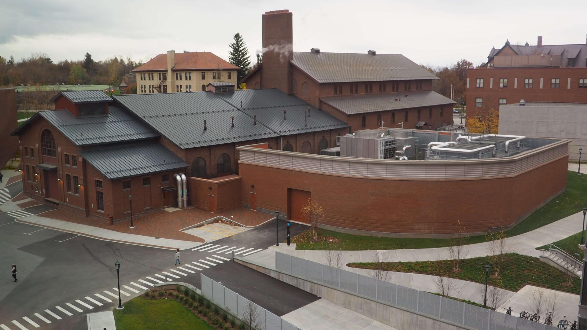 exterior of central energy plant