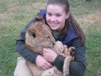 Student with Lion Cub 2
