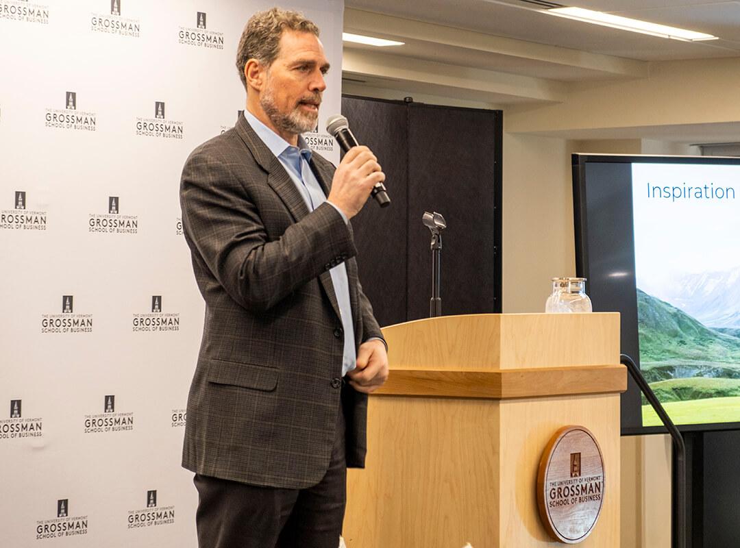 Jordan Kassalow appears as the Hoffman Family Business Speaker