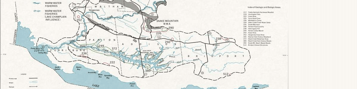map of the Otter Creek watershed