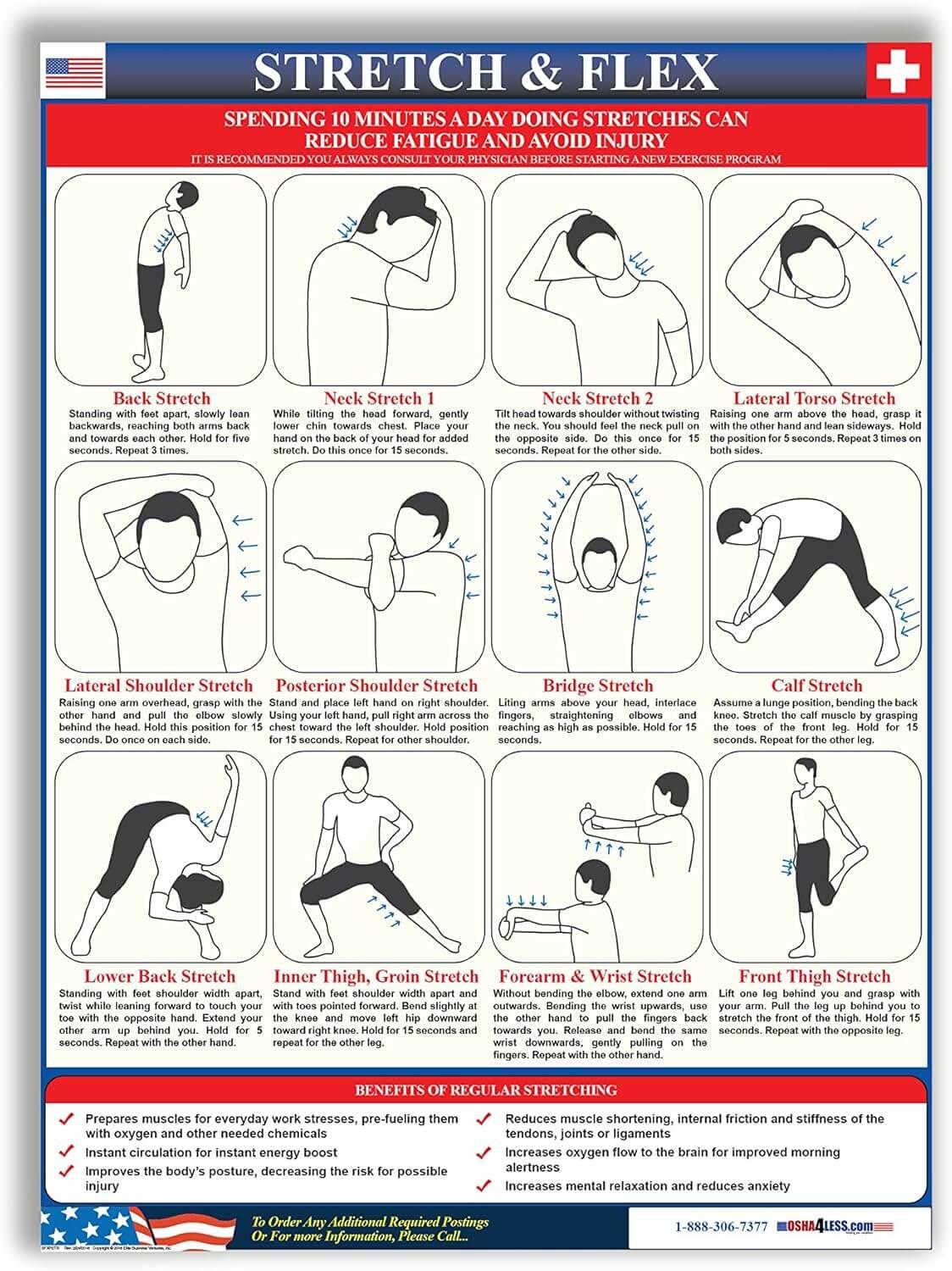 stretch and flex poster