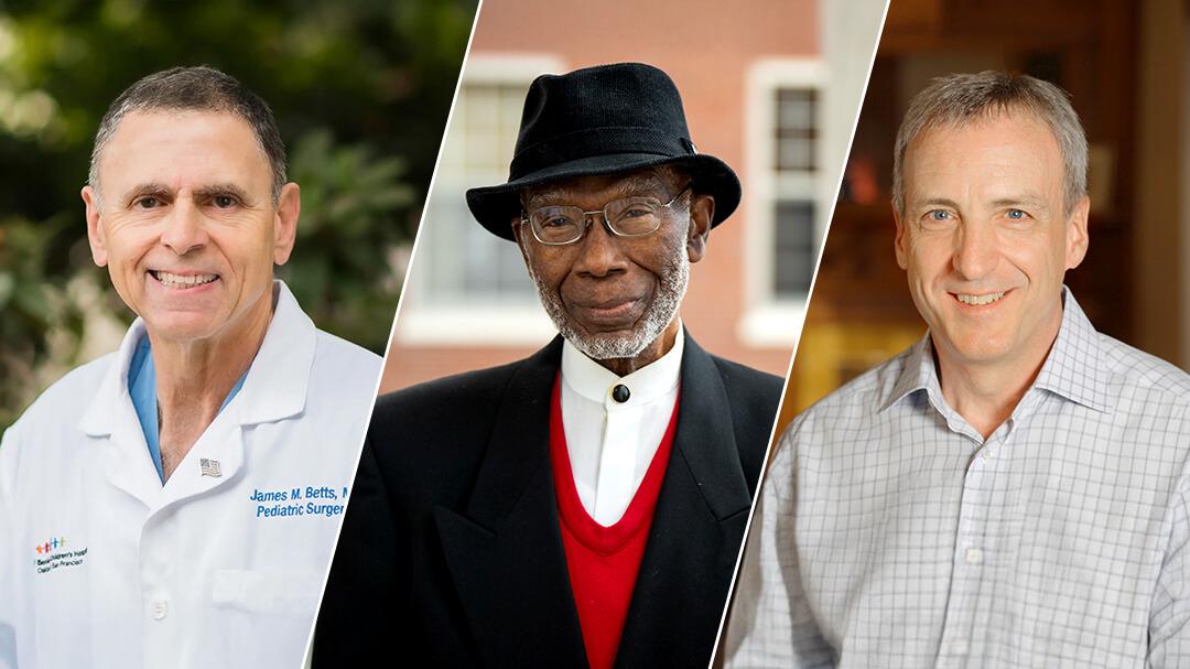 Pics of three commencement honorary degree recipients 